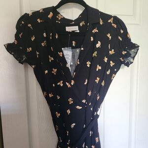 NWT Urban Outfitters Dress "Black Motif" Women's Size Small